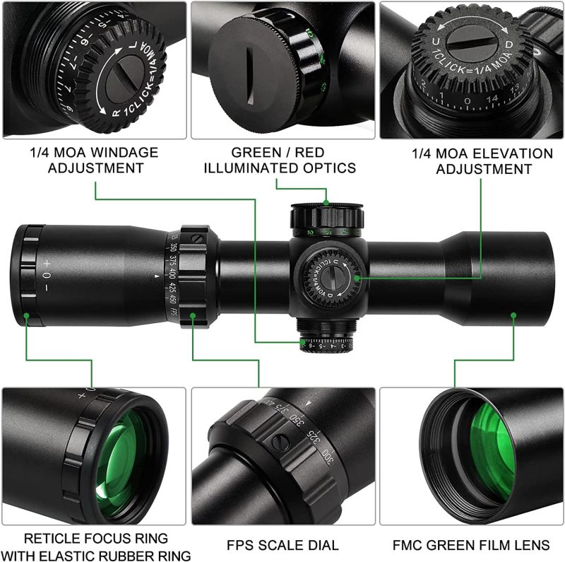 The instruction of SVITVU crossbow scope(300-450FPS)